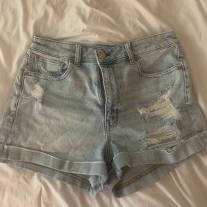 American eagle mom jean shorts